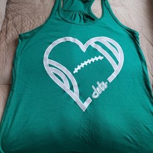 NY Jets heart tank top